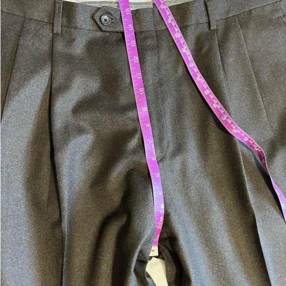 Austin Reed Signature Brown Wool Cashmere Blend Dress Pants Size 38 - Picture 8 of 9